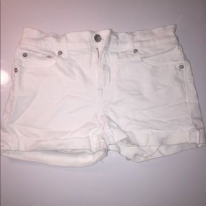 White denim Jean Shorts